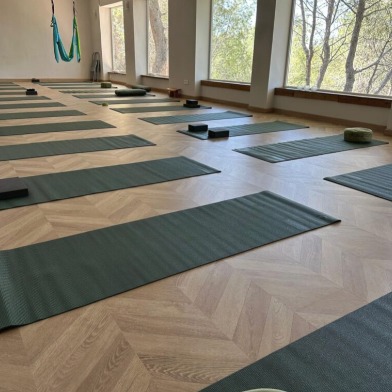 Espacio exterior de Sammati Wellness Finca